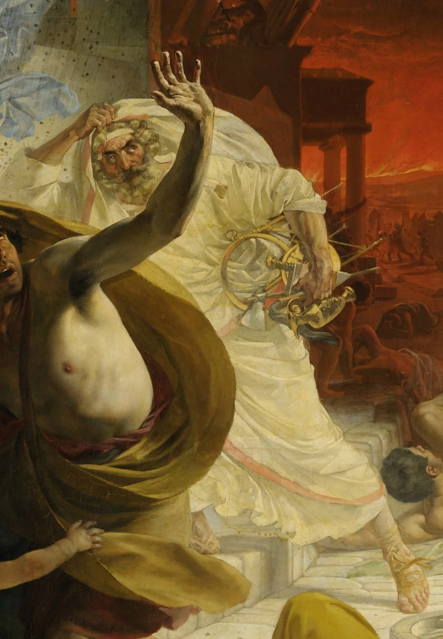 L'ultimo giorno di Pompei, 1833 - State Russian Museum, San Pietroburgo, dettaglio 11
